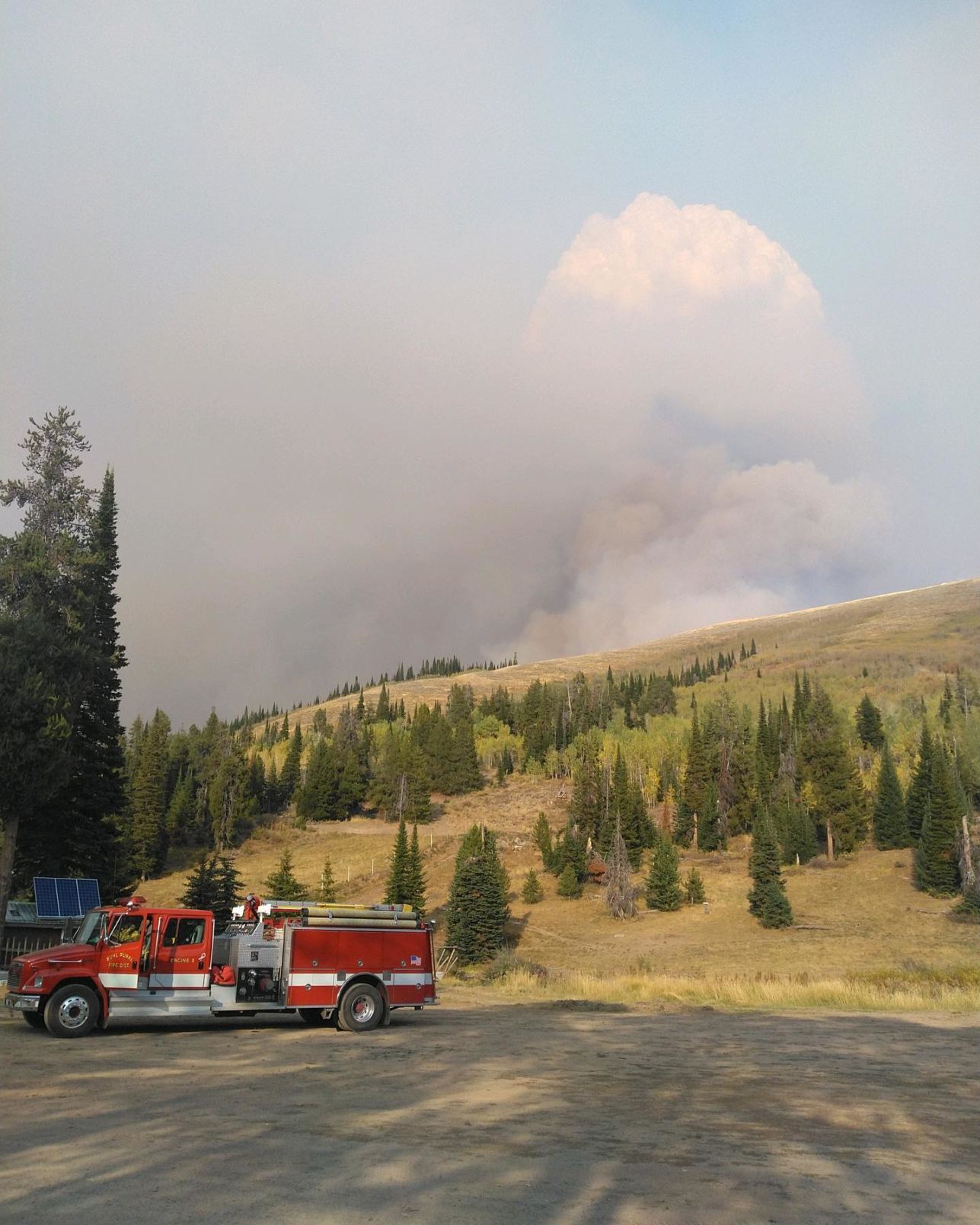 TFFD at Badger Fire